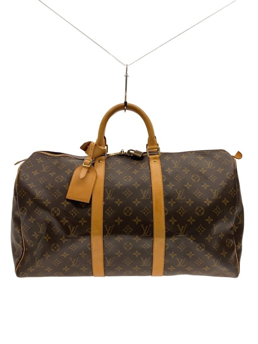 LOUIS VUITTON Keepall Bandouliere Canvas Brown